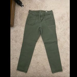 Olive green pixie pants